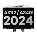 Compleet beeldscherm (Glossy) MacBook Pro 14″ A3112 / A3401 / A3185 (2024) (Space Black)
