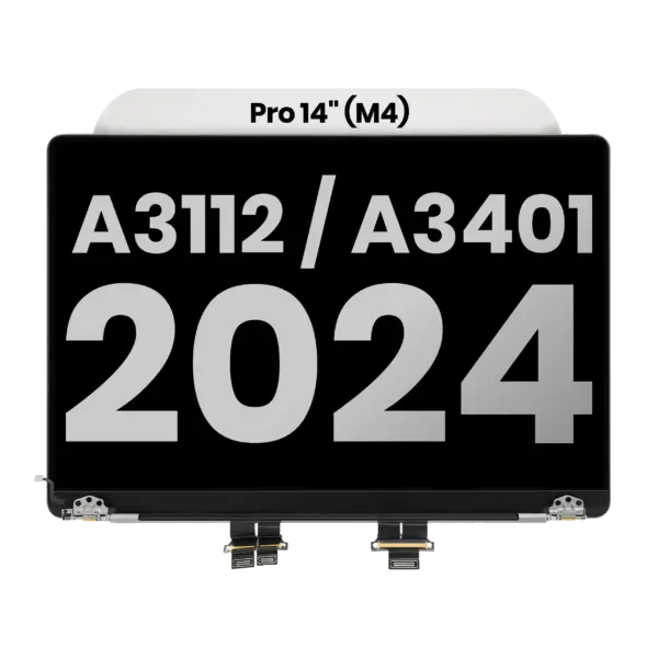 Compleet beeldscherm (Glossy) MacBook Pro 14″ A3112 / A3401 / A3185 (2024) (Space Black)
