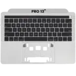 Top case met toetsenbord (ANSI US) voor MacBook Pro 13″ A1989 (2018-2019) (Silver)
