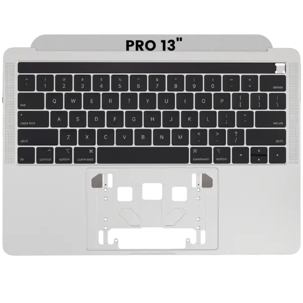 Top case met toetsenbord (ANSI US) voor MacBook Pro 13″ A1989 (2018-2019) (Silver)