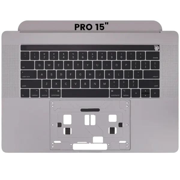 Top case met toetsenbord (ANSI US) voor MacBook Pro 15″ A1990 (2018-2019) (Space Gray)
