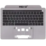 Top case met toetsenbord (ANSI US) voor MacBook Pro 13″ A1989 (2018-2019) (Space Gray)