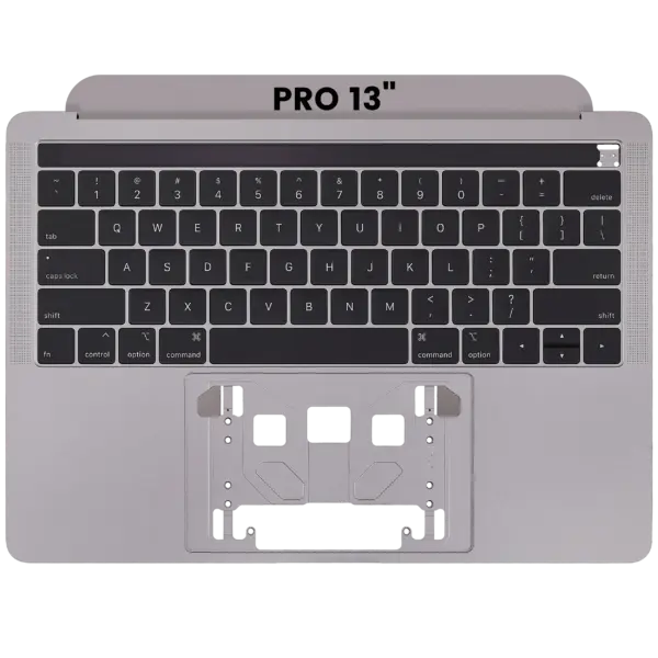 Top case met toetsenbord (ANSI US) voor MacBook Pro 13″ A1989 (2018-2019) (Space Gray)