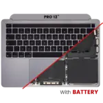 Top case With Accu And Keyboard (ANSI US) voor MacBook Pro 13″ A2338 (2020) (M1) (Space Gray)