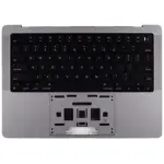 Top case met accu en toetsenbord (ANSI US) voor MacBook Pro 14″ A3112 (2024) (Space Black)