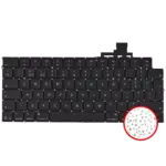 Toetsenbord met verlichting en schroeven voor MacBook Air 15″ (A3241 / Early 2025) (UK English)
