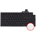 Toetsenbord met verlichting en schroeven voor MacBook Air 13″ (A2681 / Mid 2022) (UK English)