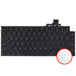 Toetsenbord met verlichting en schroeven voor MacBook Air 15" (A3241 / Early 2025) (US-Engels)