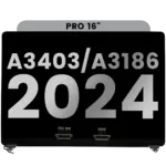 Compleet beeldscherm voor MacBook Pro 16″ (A3403 / A3186 Late 2024) (Space Black)