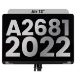 Compleet beeldscherm voor MacBook Air 13" (A2681 / Mid 2022) (Silver)