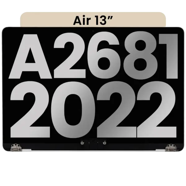 Compleet beeldscherm voor MacBook Air 13″ (A2681 / Mid 2022) (Starlight)