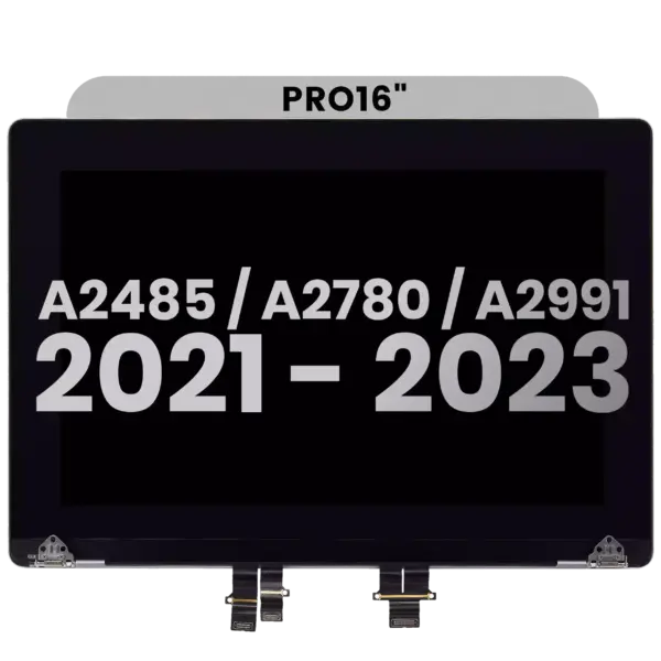 Compleet beeldscherm voor MacBook Pro 16" A2485 (2021) Pro / Max / A2780 (2023) / A2991 (2023) (Space Gray)