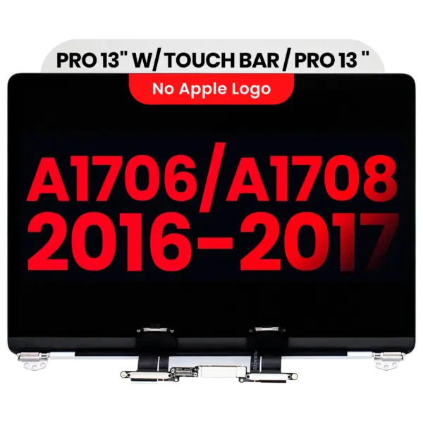 Compleet beeldscherm voor MacBook Pro 13″ A1706 / A1708 (2016-2017) (Silver)