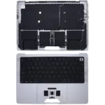Top case met accu en toetsenbord (ANSI US) voor MacBook Pro 14″ A3434 (2025) (Silver)