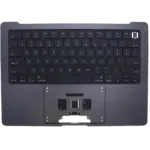 Top case met accu en toetsenbord (ANSI US) voor MacBook Pro 14″ A3434 (2025) (Space Black)