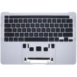 Top case met accu en toetsenbord (ANSI US) voor MacBook Pro 13″ A2338 (2020-2023) (Silver)