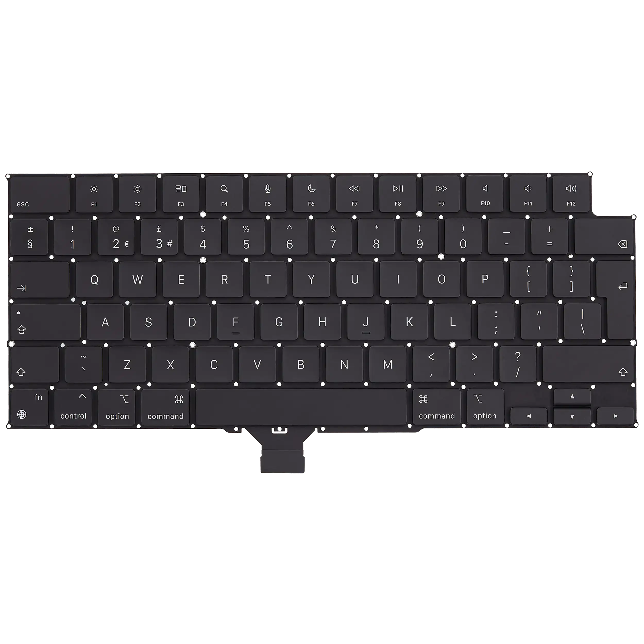 1780125463-6a1a8f172caee Alleen toetsenbord voor MacBook Pro 14″ (A2442 / A2779 / A2918 / A2992 / A3112 / A3401 / A3185) / Pro 16″ (A2485 / A2780 / A2991 /A3403 / A3186) (Late 2021 to Early 2025) (UK)