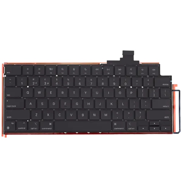 Toetsenbord met verlichting en schroeven voor MacBook Air 15″ (A2941 / Mid 2023) (US-Engels)