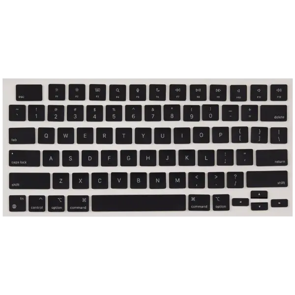 Keycap-set voor MacBook Air 13″ (Mid 2022 to Mid 2024 ) / Pro 14″ / Pro 16″ (Late 2021 to Late 2024) (Midnight) (US-Engels)