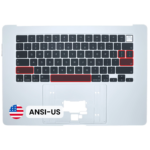 Top case With Keyboard (ANSI US) voor MacBook Air 15″ A3448 (2026) (Silver)