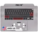 Top case met toetsenbord (ANSI US) voor MacBook Pro 16″ A2141 (2019) (Space Gray)