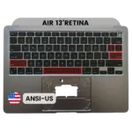 Top case met toetsenbord (ANSI US) voor MacBook Air 13″ A2337 (2020) (Space Gray)